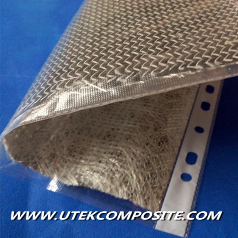 Fiberglass Knitted Mat with Carbon Veil for Oil Profile