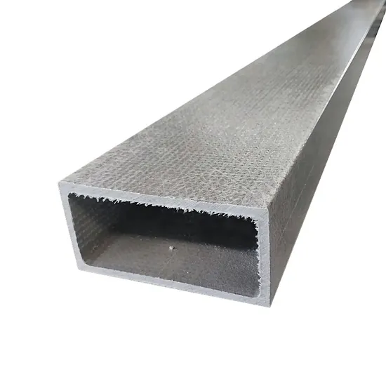 Fiberglass Composite FRP Square Tubing Profile Glass Fiber Cross Arm Product