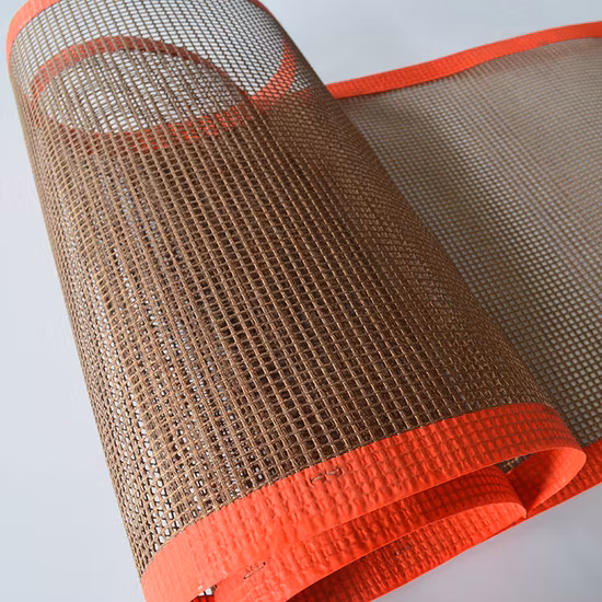 Fiberglass Roll of Mesh Belt PTFE Coated Conveyor Belt