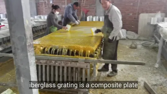 FRP Grid Mesh Fiberglass Grating Walkway Composite