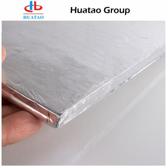 VIP (vacuum insulated panel) with Fiber Glass or Silicon Powder Core Material