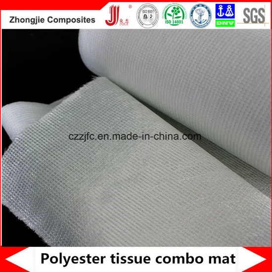 Fiberglass Ud Weft Fabric Combined Polyester Veil Etmn450/45 for Pultrusion 