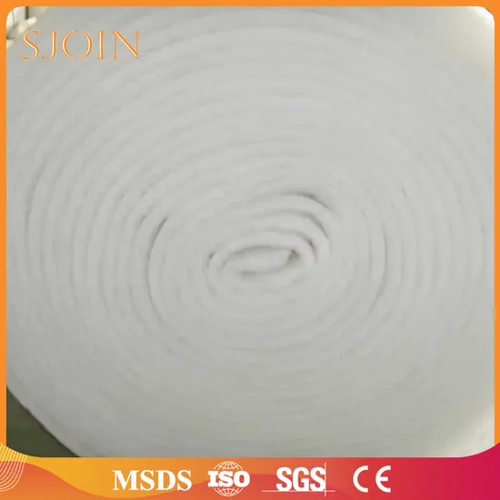 High Temp. Resistance High Silica Needled Mat 3 Layers Fiberglass PP Core Mat Insulation Materials 