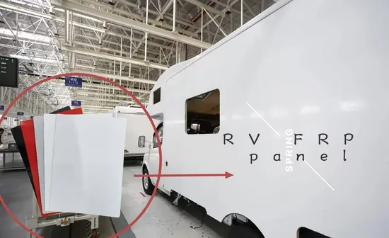 RV FRP Panel High Quality High Gloss Mirror Fiberglass FRP Sheet 