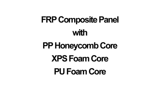 Composite Fiber Reinforced Plastic Sandwich PP FRP Fiberglass Honeycomb Core Panel Material 