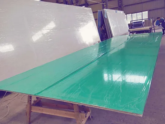 Australian Standard FRP Type Lightweight Exterior Polypropylene Honeycomb Core Wall Panel Building Materials 