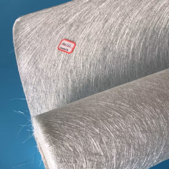 100g 225g 300g 450g 600 E Glass Powder Emulsion Fiberglass Chopped Strand Mat Glass Fiber Cloth for Boat Building Swimming Pool Car Automobile Parts Hand Lay up